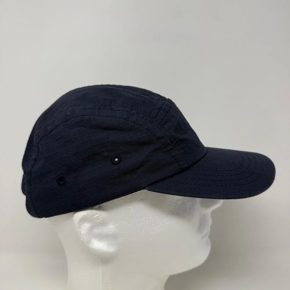Farik Five Panel Hat by Acre Supply Navy Blue Ripstop 5-Panel Hat Made in USA